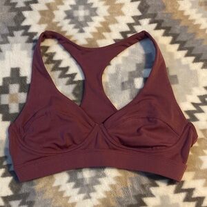 Paragon Burgundy Racerback Sports Bra